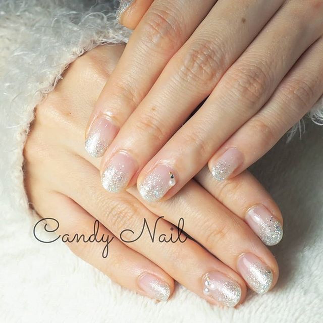 オールシーズン ハンド グラデーション ラメ メタリック Candy Nailのネイルデザイン No ネイルブック