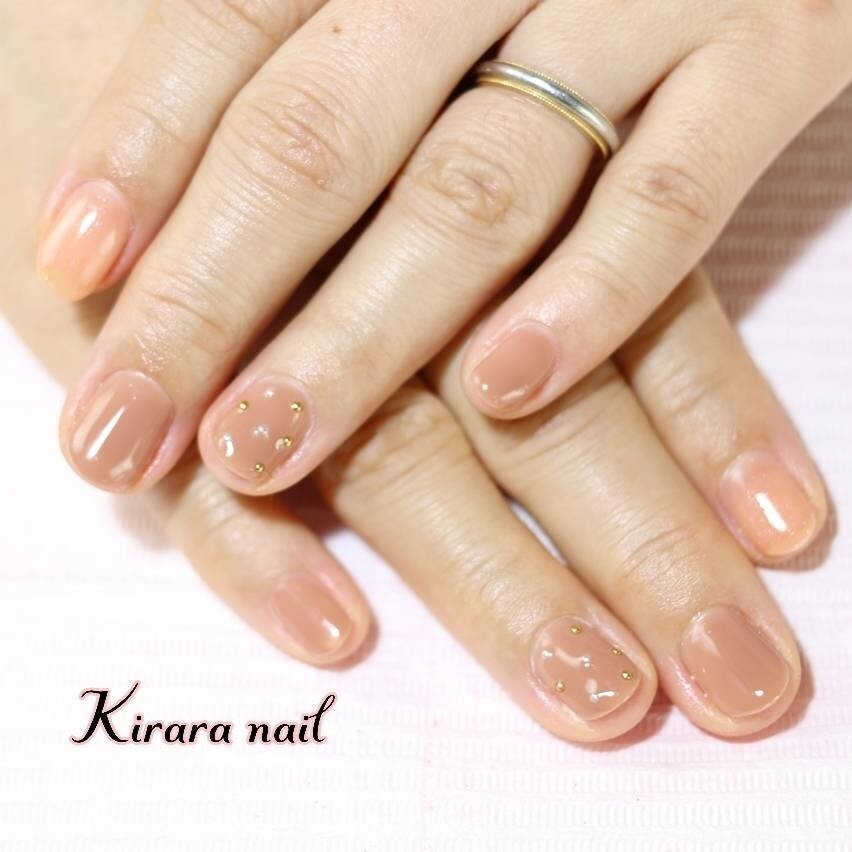 オールシーズン 卒業式 入学式 オフィス ハンド Kirara Nailのネイルデザイン No ネイルブック