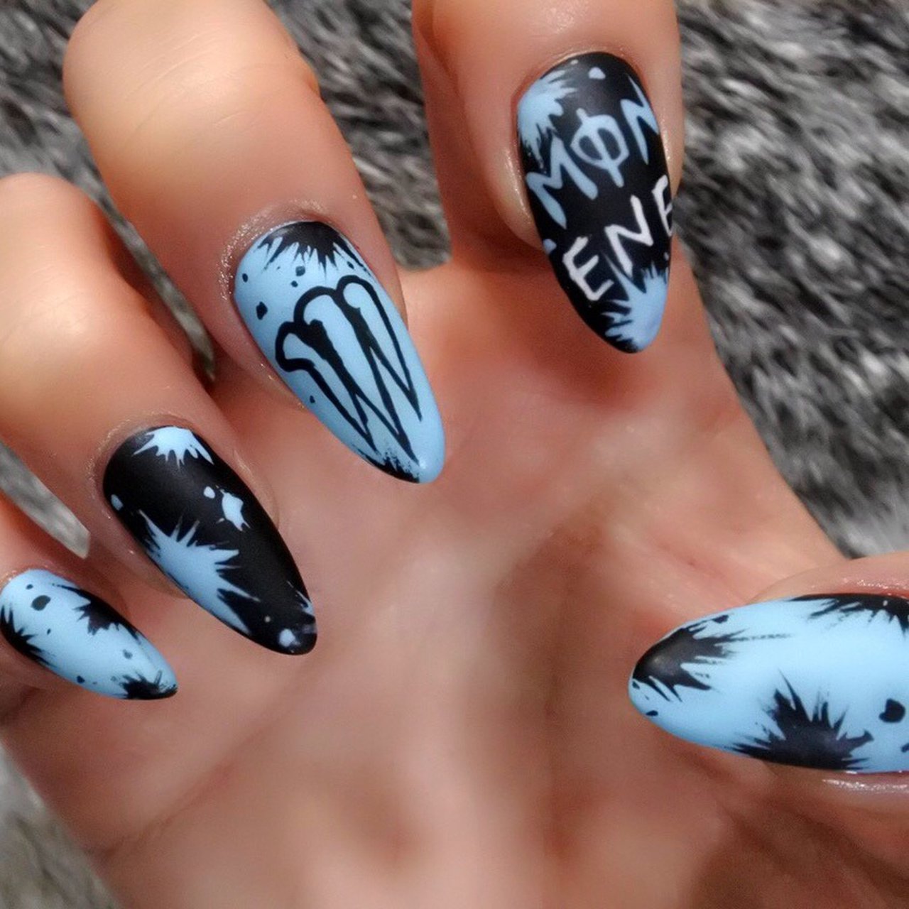 オールシーズン ライブ ハンド ブランド柄 マット Haruka Linkのネイルデザイン No ネイルブック