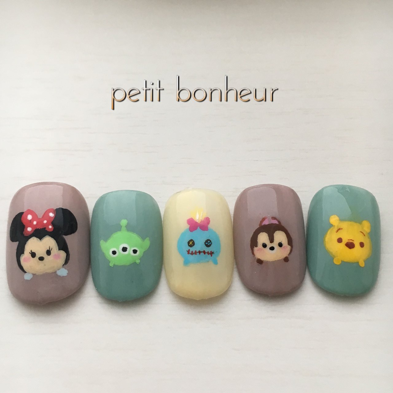 オールシーズン ハンド 痛ネイル キャラクター ミディアム Petit Bonheurのネイルデザイン No ネイルブック