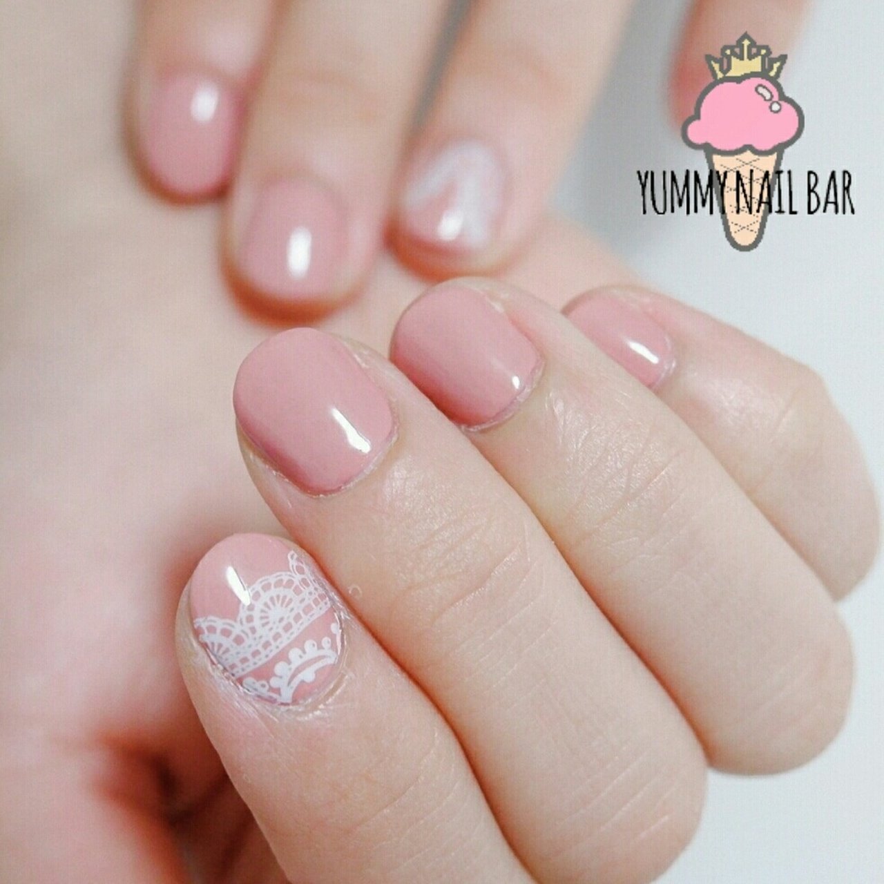 オールシーズン ブライダル ハンド シンプル レース Yumicoのネイルデザイン No ネイルブック