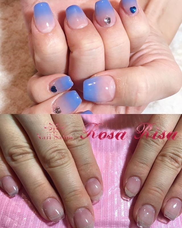 オールシーズン ハンド グラデーション ワンカラー ミディアム Nail Salon Rosa Risaのネイルデザイン No ネイルブック