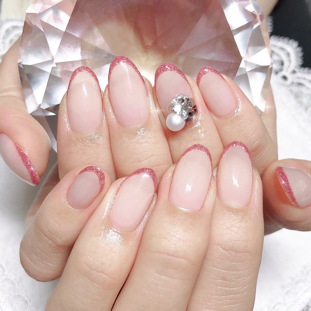 オールシーズン クリスマス オフィス ブライダル ハンド Nail Salon Daisyのネイルデザイン No 3762479 ネイルブック