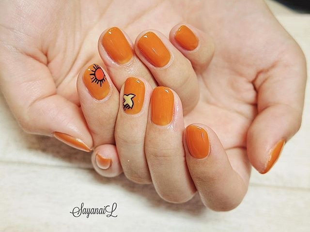 春 夏 秋 冬 ハンド Sayanail サヤネイル 恵比寿店 パラジェル取扱店 のネイルデザイン No ネイルブック