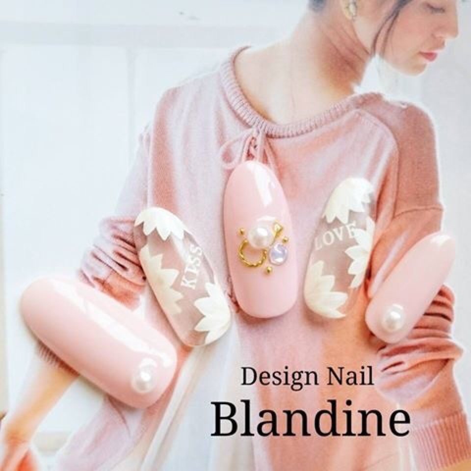 春 オールシーズン デート ハンド ワンカラー Blandineのネイルデザイン No ネイルブック