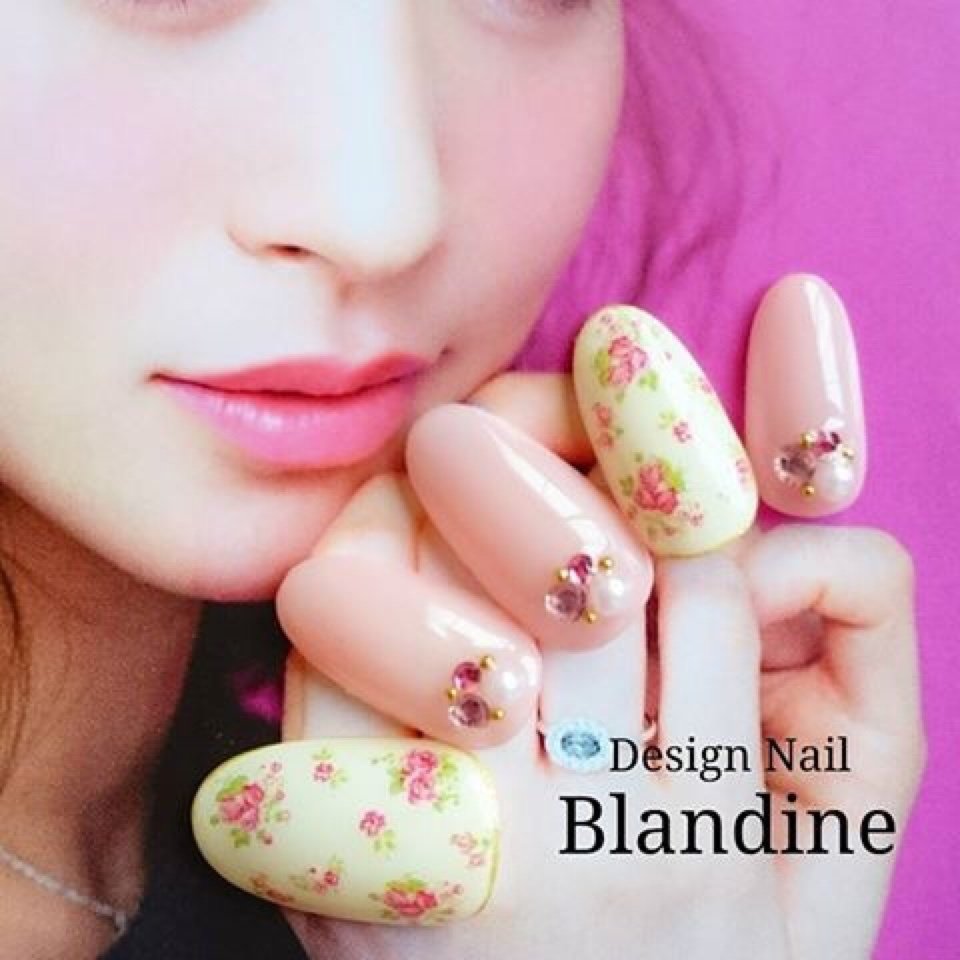 春 オールシーズン デート ハンド ワンカラー Blandineのネイルデザイン No ネイルブック