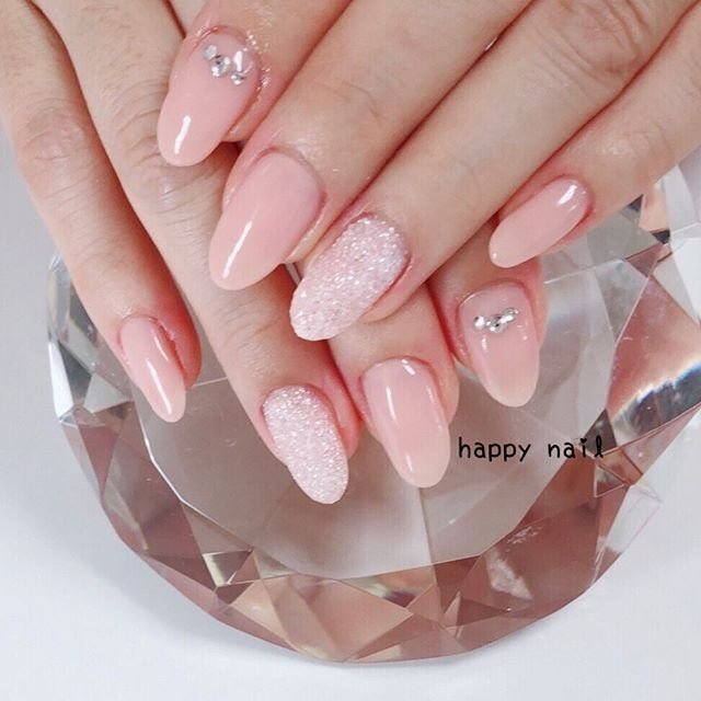 オールシーズン 入学式 デート シンプル ラメ Happy Nailのネイルデザイン No ネイルブック