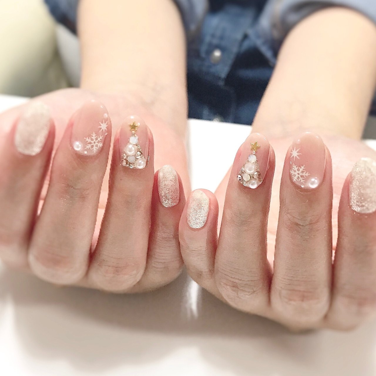 冬 クリスマス パーティー デート ハンド Mt Nailのネイルデザイン No ネイルブック