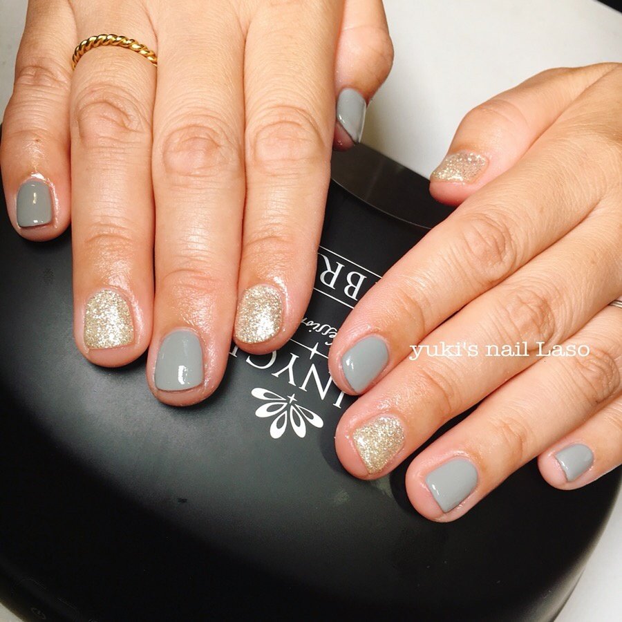 秋 冬 オールシーズン オフィス ハンド Nail Lasoのネイルデザイン No ネイルブック