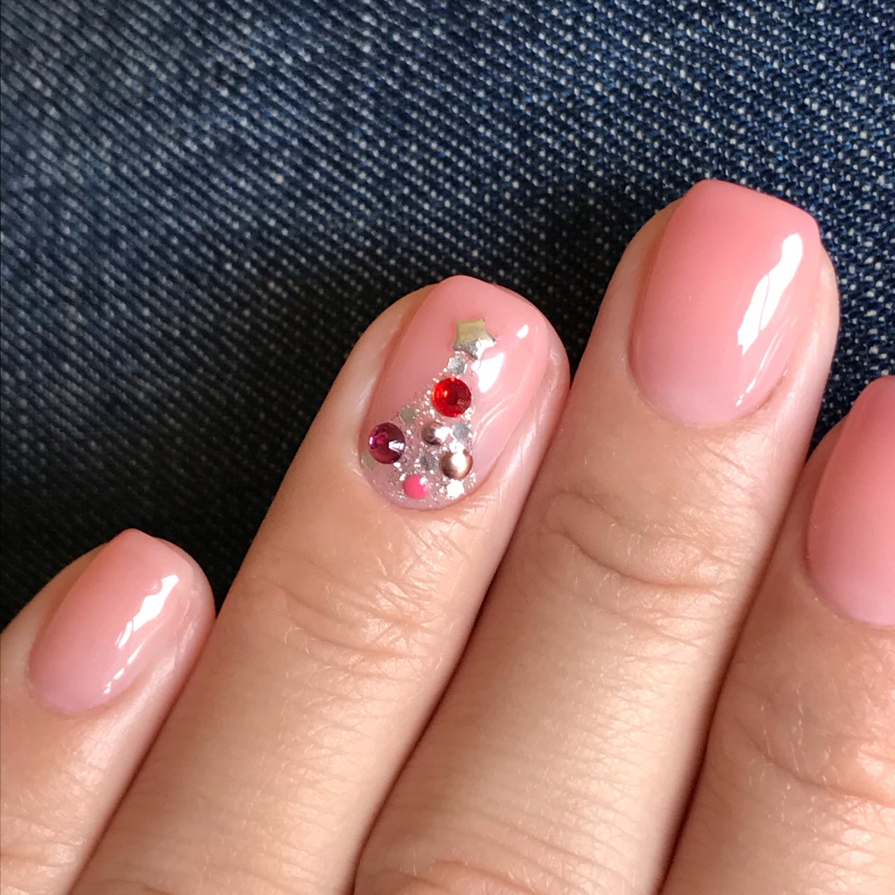 冬 クリスマス ハンド ホログラム ラメ あやちょのネイルデザイン No ネイルブック