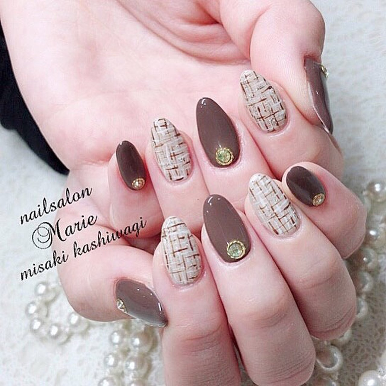 秋/冬/クリスマス/オフィス/ハンド - Spadelean《柏木 美咲》のネイル