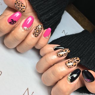 レオパード ヒョウ柄 あゆネイルのネイルデザイン ネイルブック