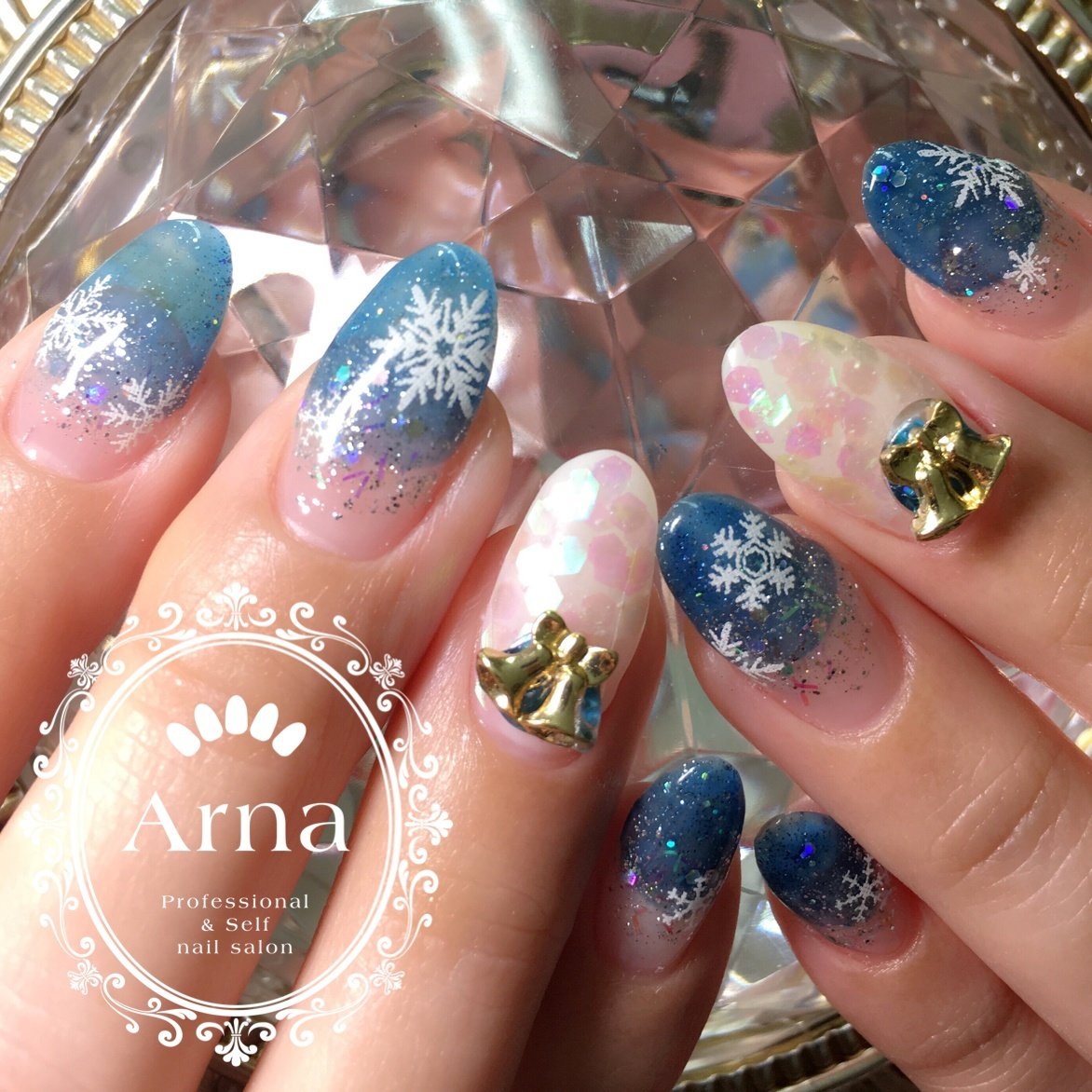 冬 お正月 旅行 クリスマス ハンド Nailsalon Arnaのネイルデザイン No ネイルブック