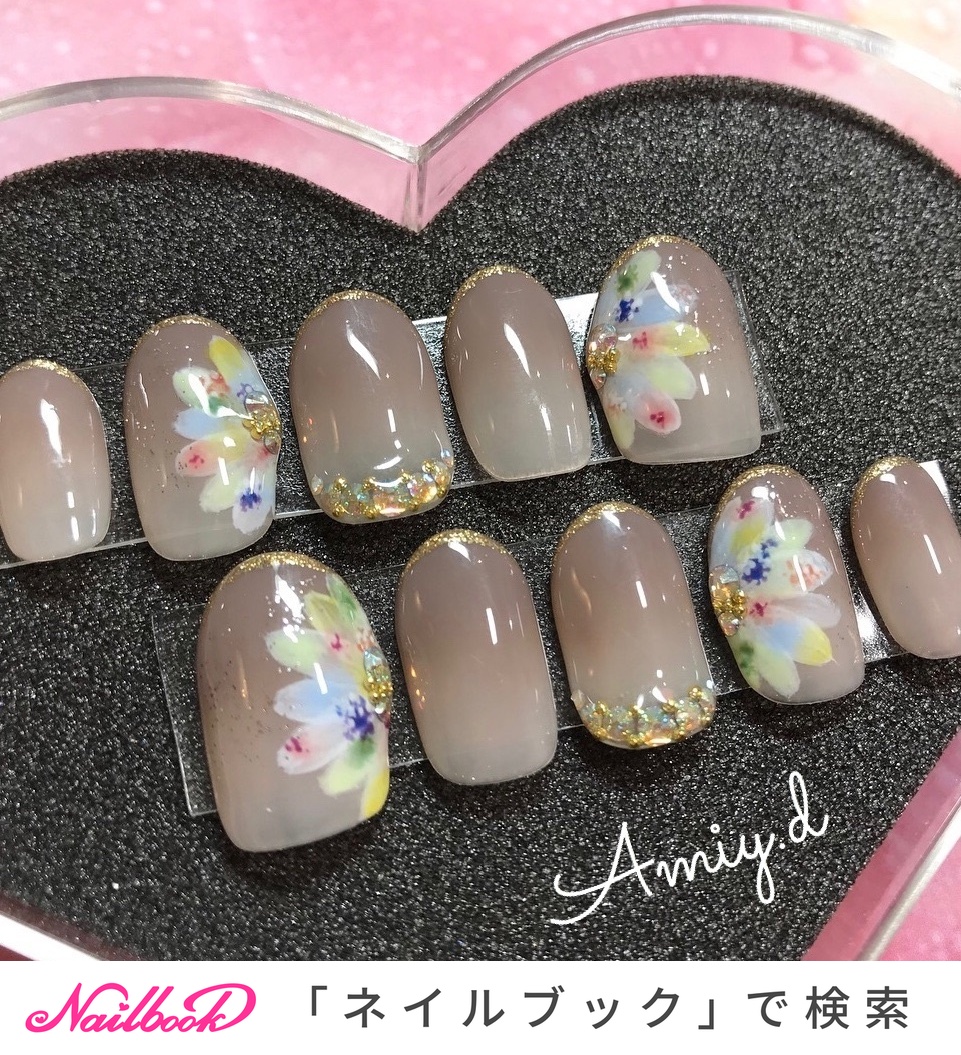 蜷川実花ドレスのネイルデザイン ネイルブック