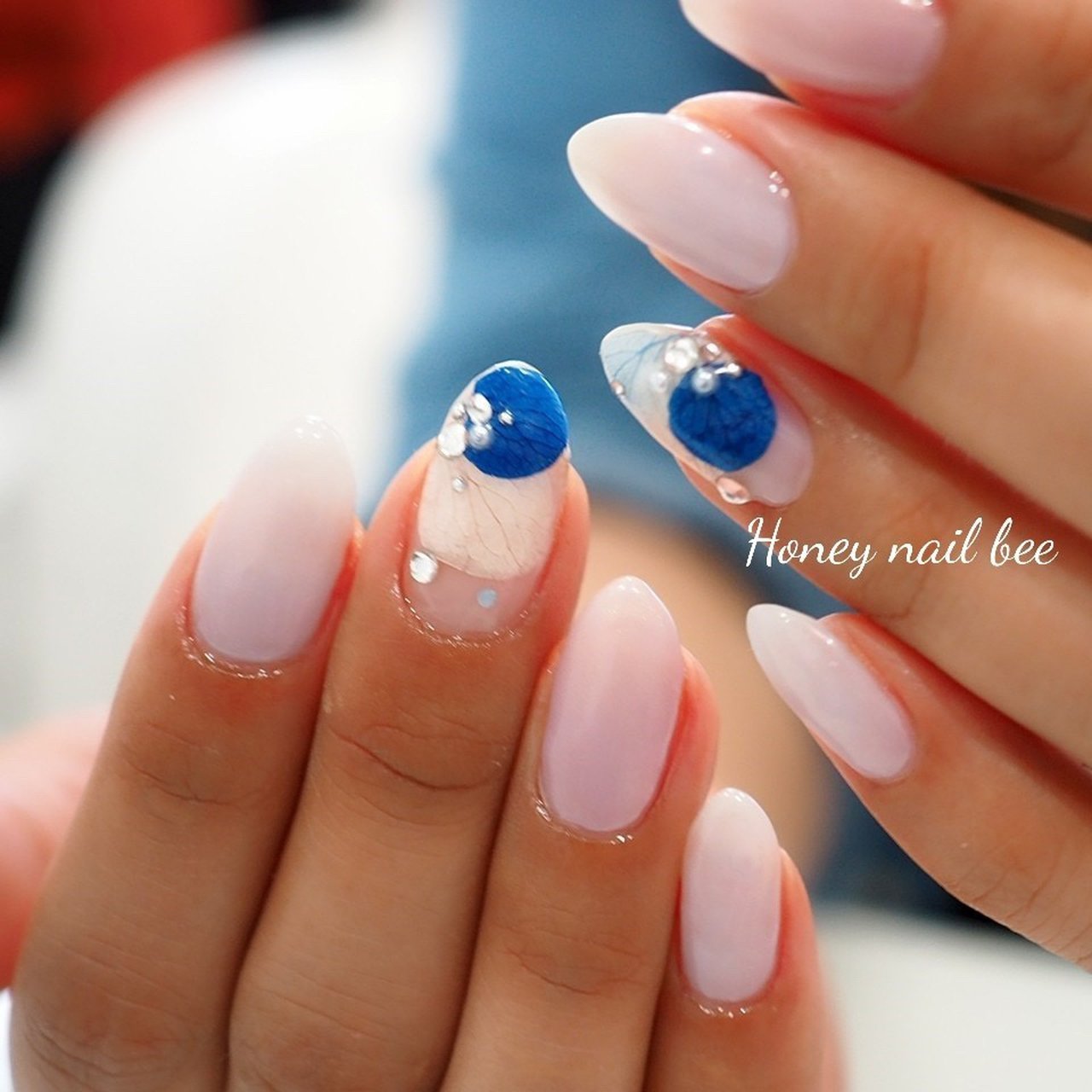 オールシーズン/ハンド/シンプル/押し花 - minamo.nail_fukayaの