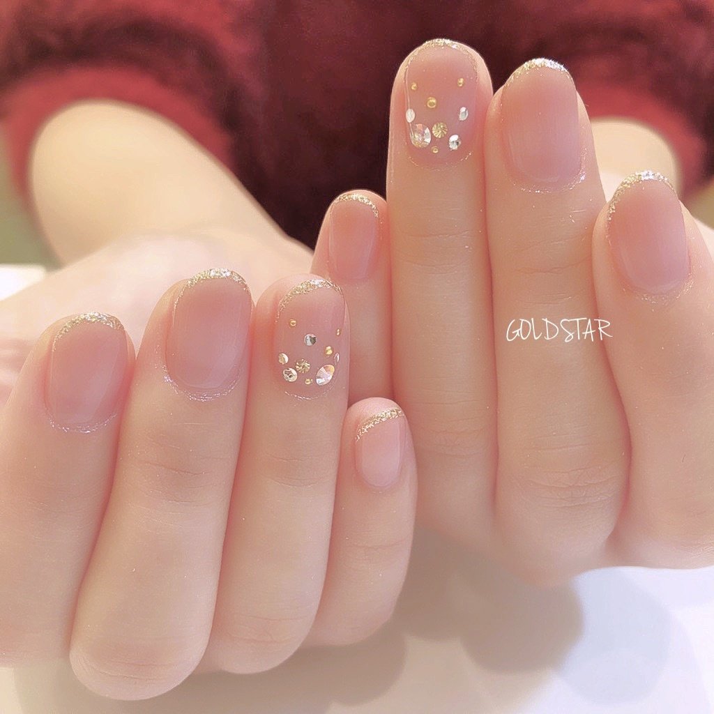 オールシーズン オフィス ブライダル デート ハンド Agloss Nailのネイルデザイン No 3784340 ネイルブック