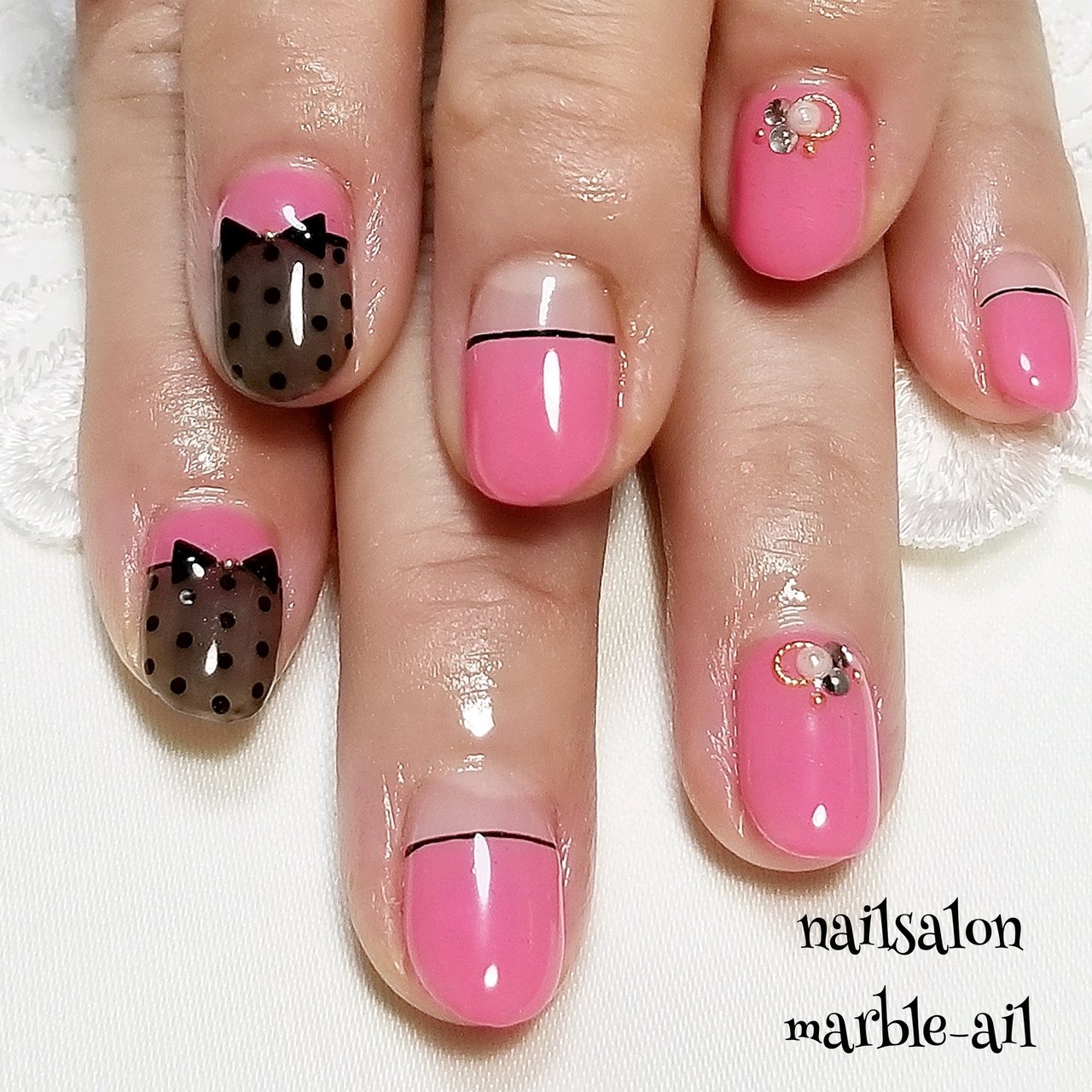 オールシーズン バレンタイン パーティー デート ハンド 葛西 マーブルアイル Nailsalon Marble Ail のネイル デザイン No ネイルブック