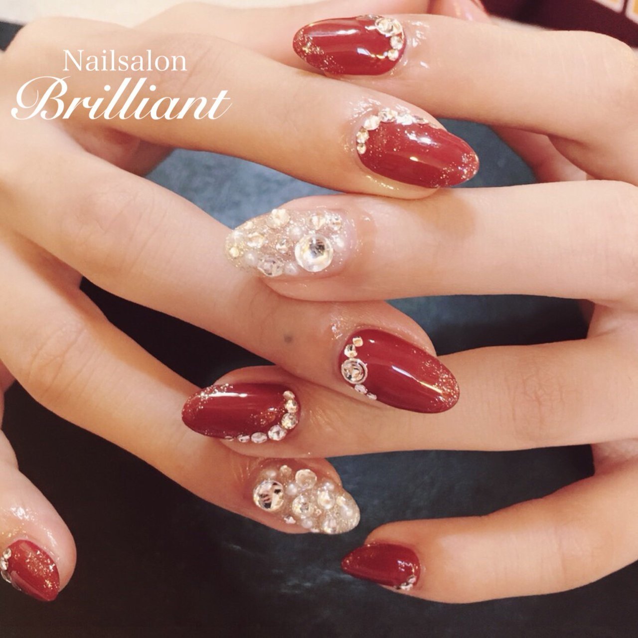 冬 オフィス デート 女子会 ハンド Nailsalonbrilliantのネイルデザイン No ネイルブック