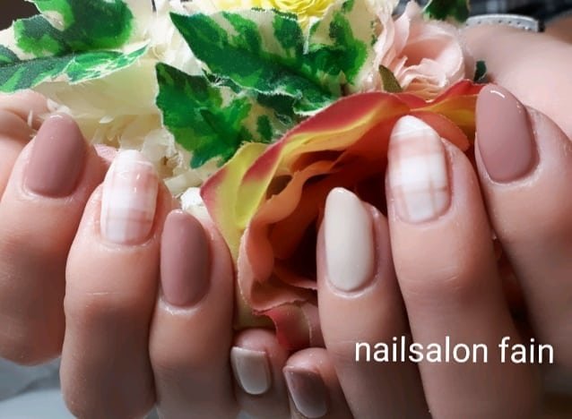 冬 ミディアム ベージュ お客様 Nailfainのネイルデザイン No ネイルブック