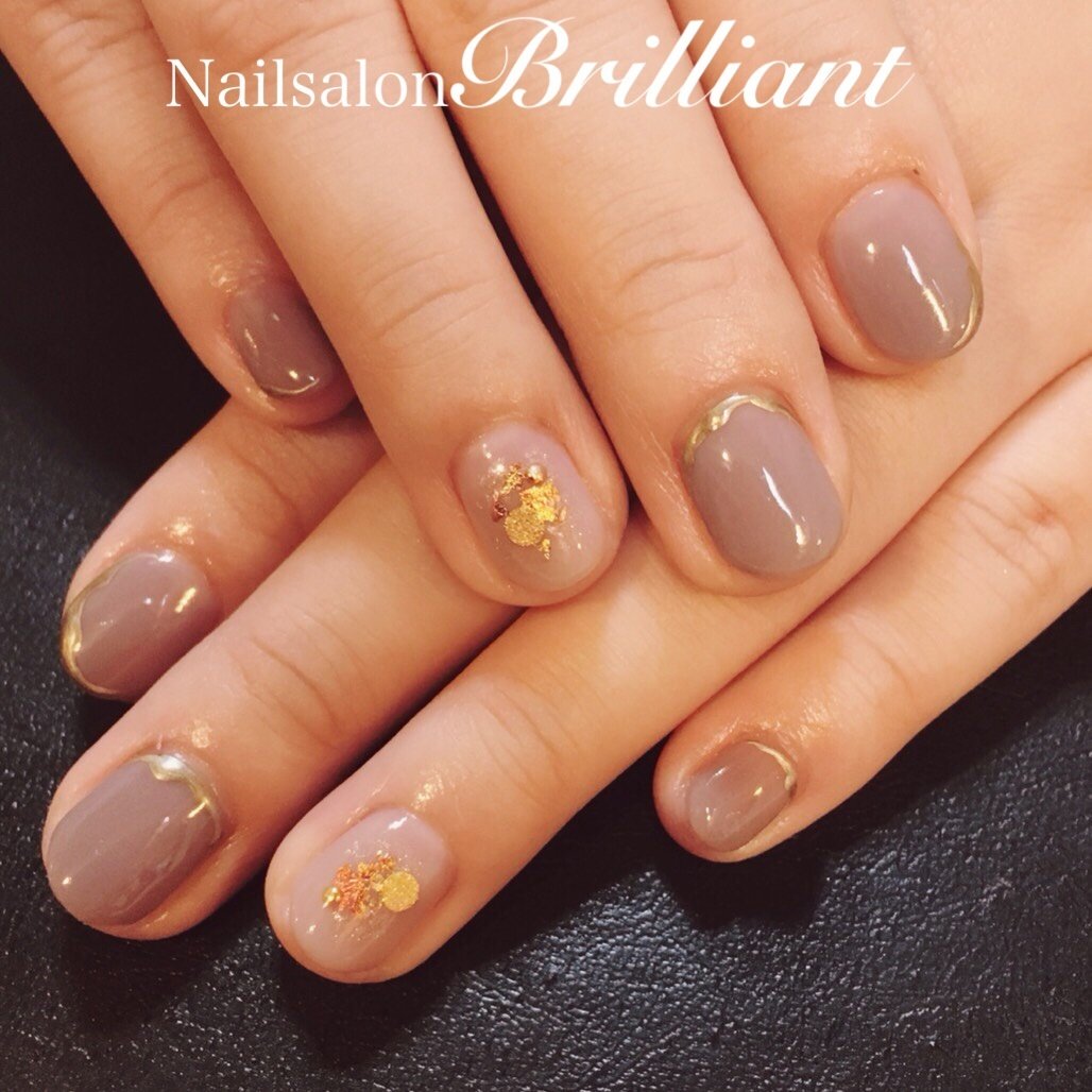 冬 オールシーズン オフィス デート ハンド Nailsalonbrilliantのネイルデザイン No ネイルブック