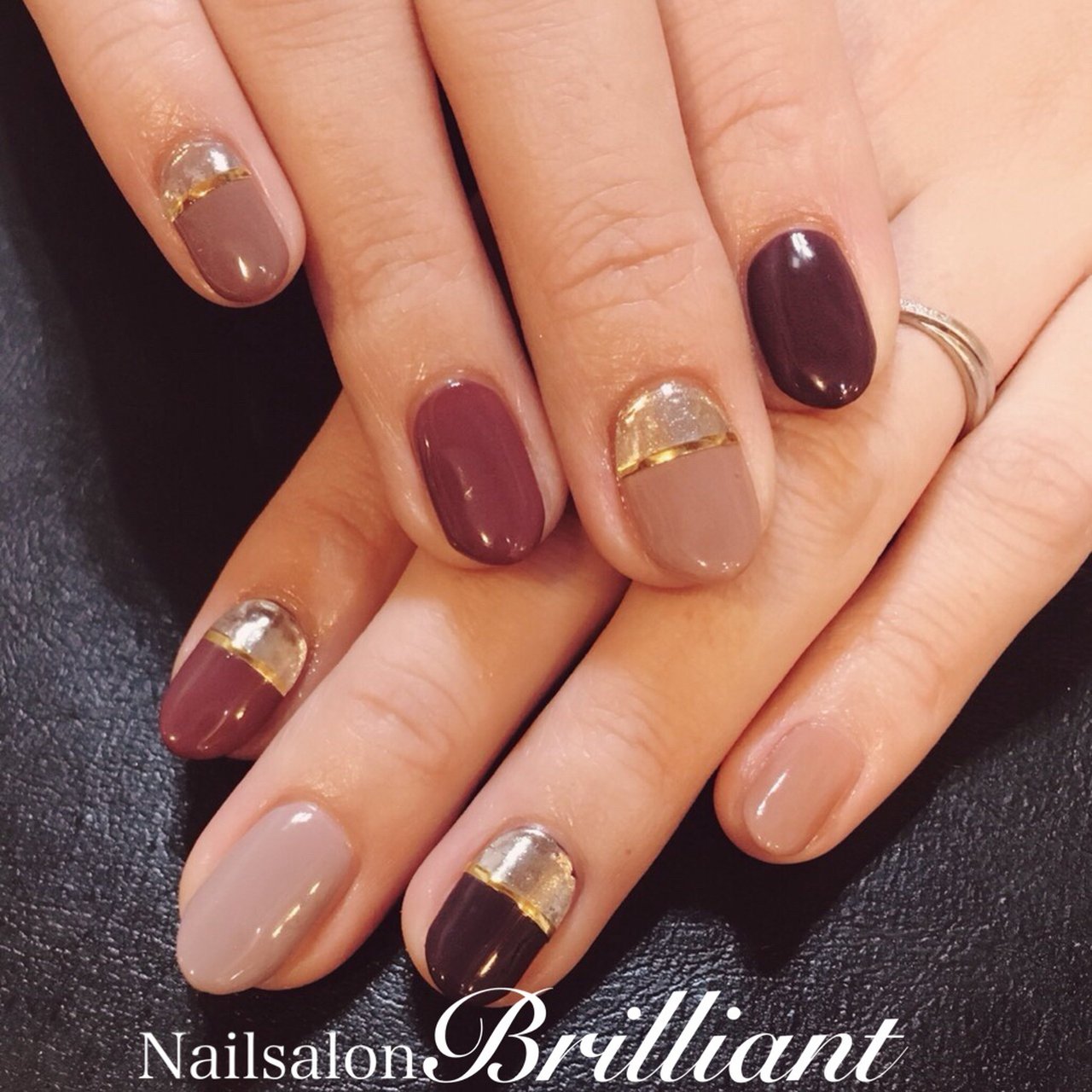 冬/オールシーズン/オフィス/デート/ハンド - NailsalonBrilliantの