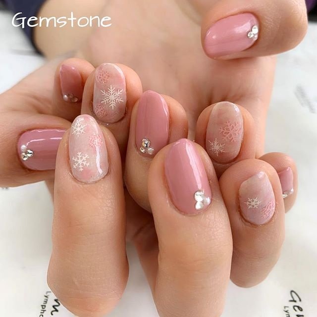 冬 リゾート クリスマス デート ハンド Luft Nail Foot Salonのネイルデザイン No ネイルブック