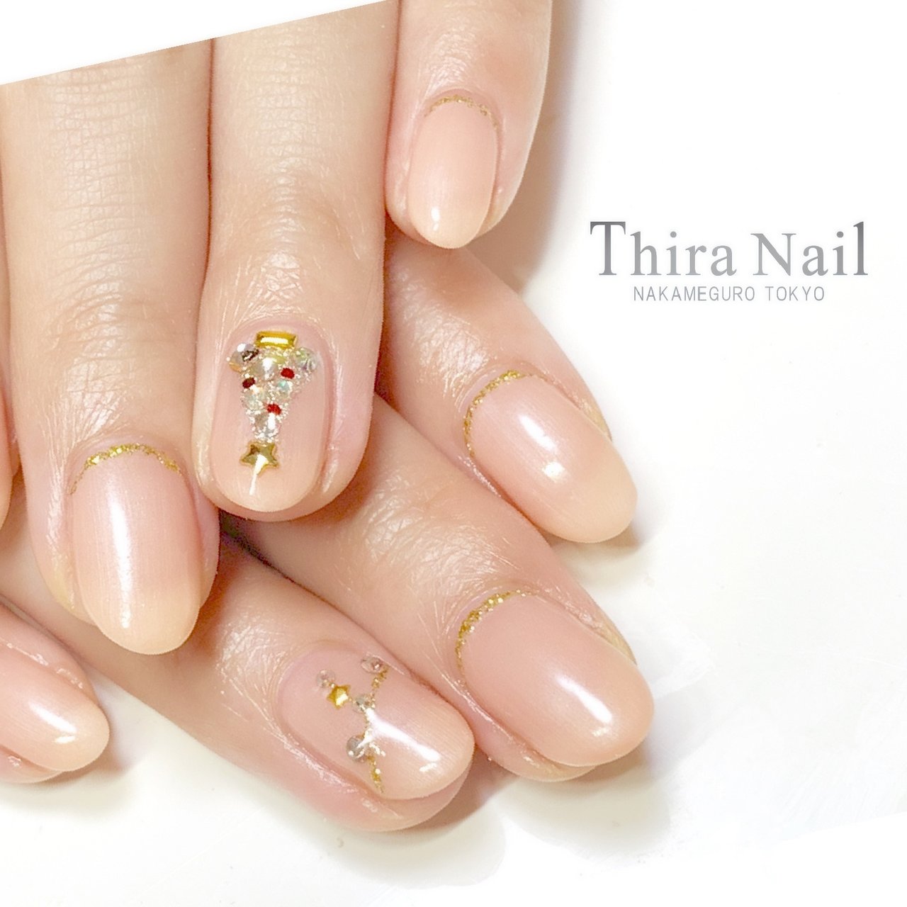 冬 ライブ クリスマス オフィス ハンド Thira Nailのネイルデザイン No 3793669 ネイルブック