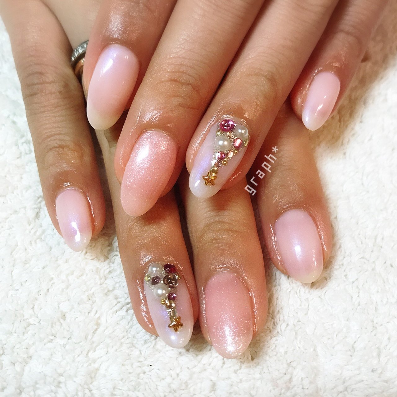 冬 クリスマス オフィス パーティー ハンド Graph Dsnのネイルデザイン No ネイルブック