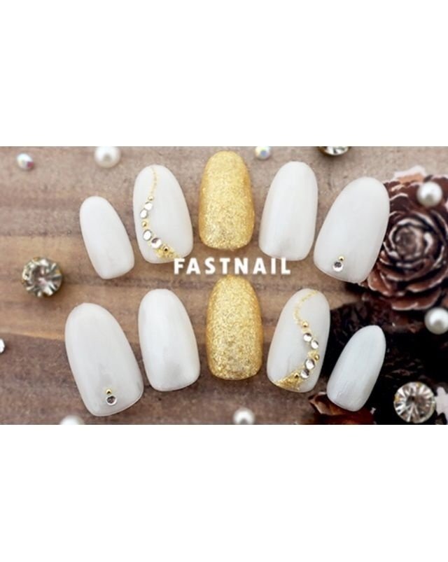 冬 お正月 ブライダル デート ハンド Fast Nail ファストネイル のネイルデザイン No ネイルブック