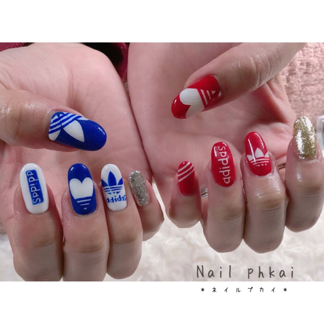 オールシーズン ライブ スポーツ パーティー ハンド Nail Phkaiのネイルデザイン No ネイルブック