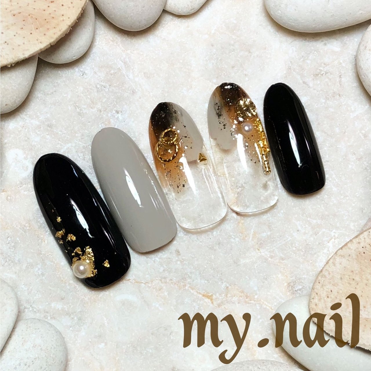 冬 成人式 ハンド シンプル ラメ Mynail Tachikawaのネイルデザイン No ネイルブック