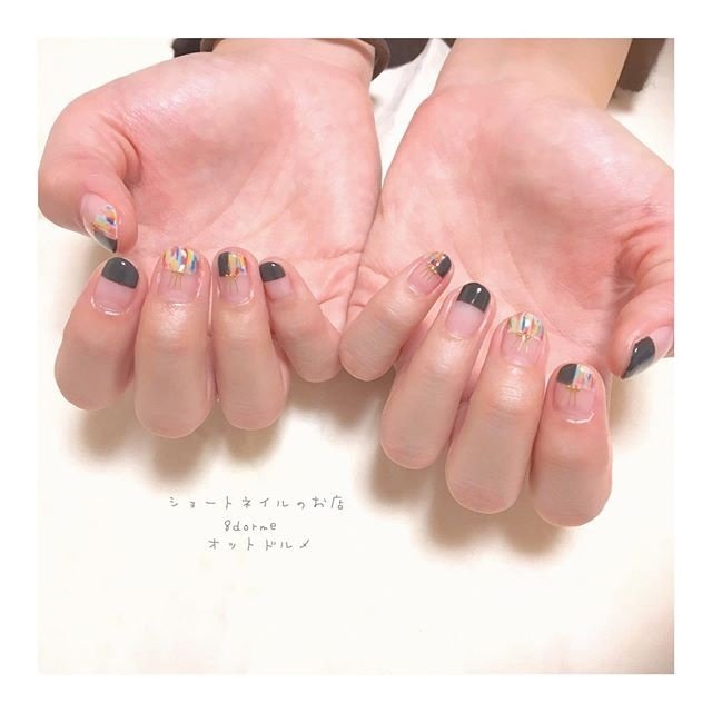 冬 オールシーズン パーティー 女子会 ハンド 大岡山ネイルサロン ショートネイルのお店 8dorme オットドルメ のネイル デザイン No ネイルブック