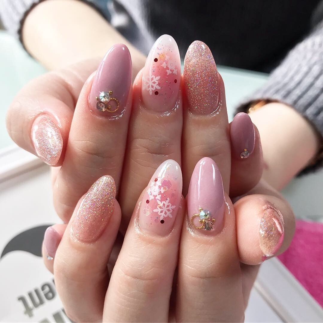 冬 クリスマス デート 女子会 ハンド Nailroom Vionのネイルデザイン No 3801538 ネイルブック