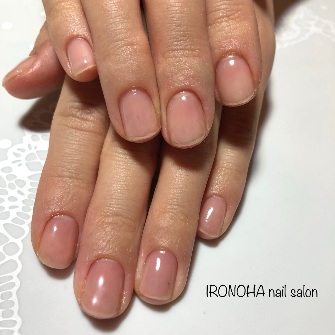オールシーズン ハンド シンプル ショート クリア Ironoha Nailのネイルデザイン No ネイルブック