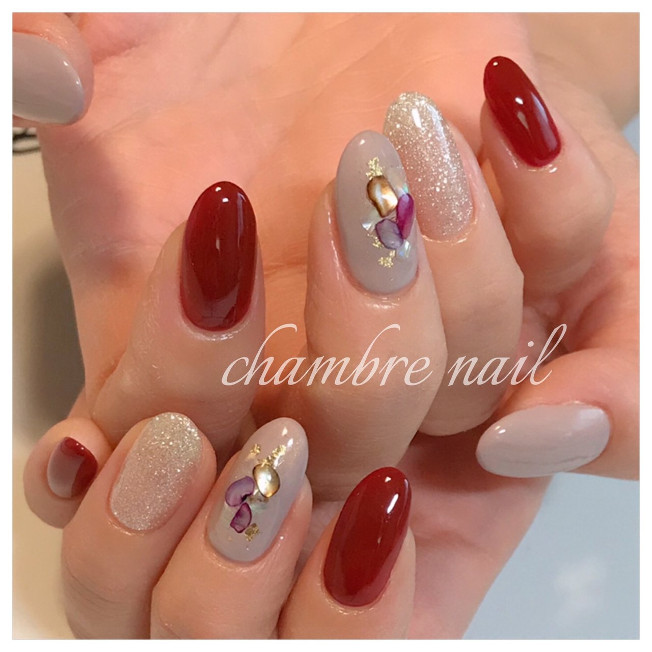 冬 お正月 成人式 オフィス ハンド Chambre Nailのネイルデザイン No ネイルブック