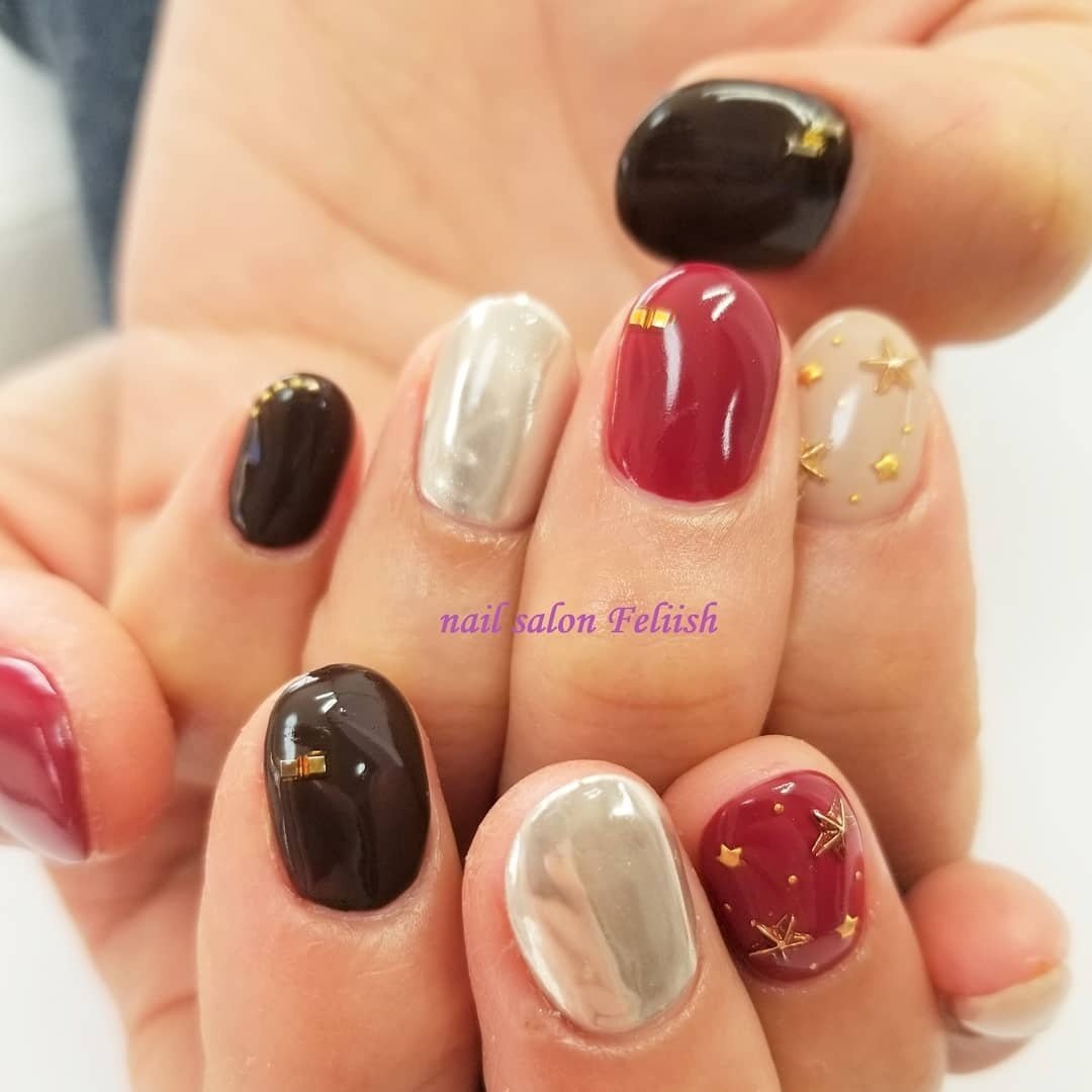 オールシーズン パーティー 女子会 ハンド ワンカラー Nail Salon Feliishのネイルデザイン No ネイルブック