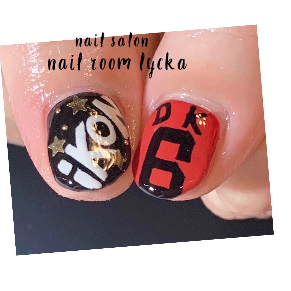 ライブ ハンド ホログラム ラメ キャラクター Nail Room Lycka ネイルルームリッカ のネイルデザイン No ネイルブック