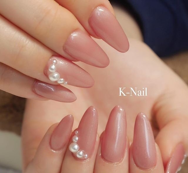 オールシーズン ブライダル パーティー デート ハンド K Nail Kanakoのネイルデザイン No ネイルブック