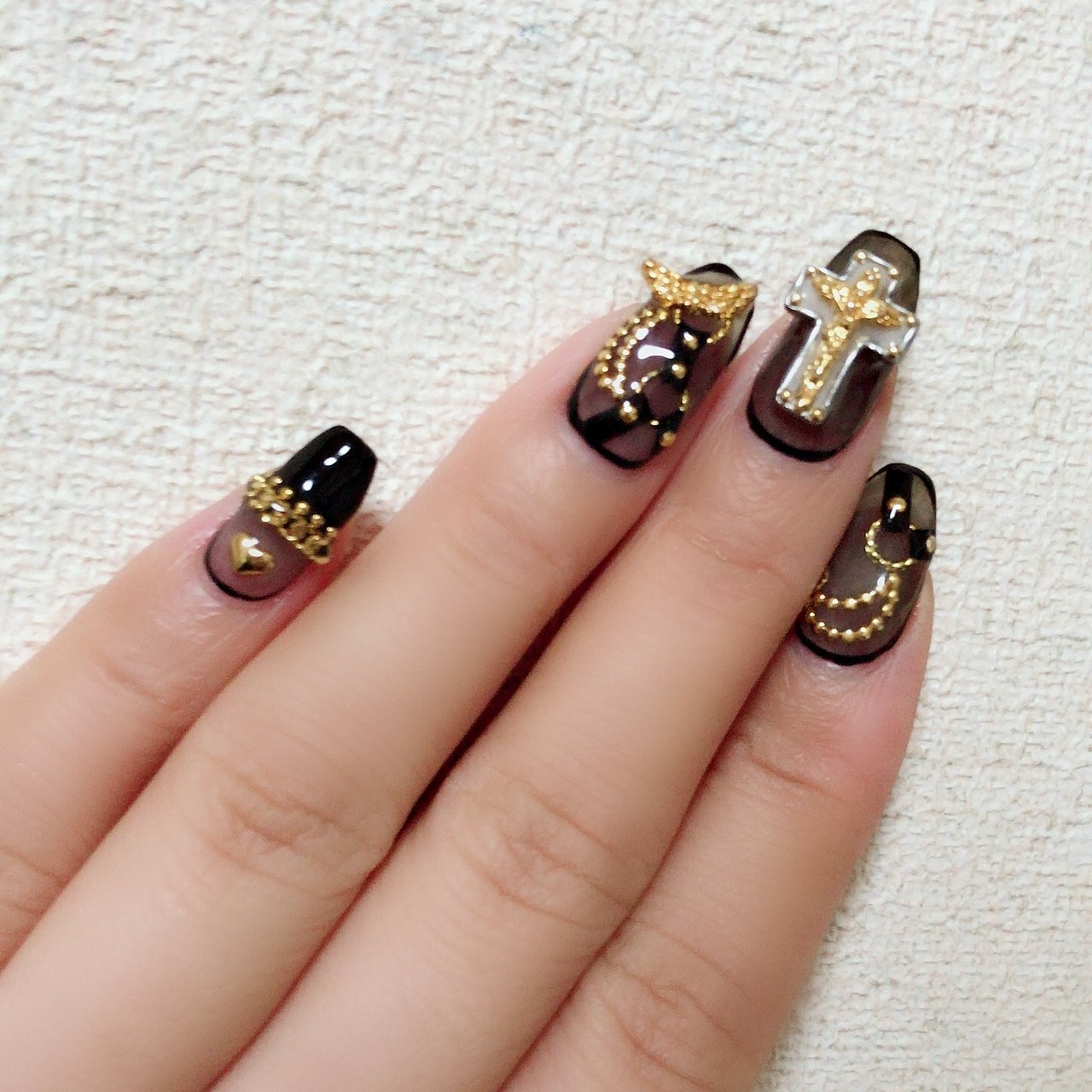 秋 冬 ライブ ハロウィン ハンド Kyara Nailのネイルデザイン No ネイルブック