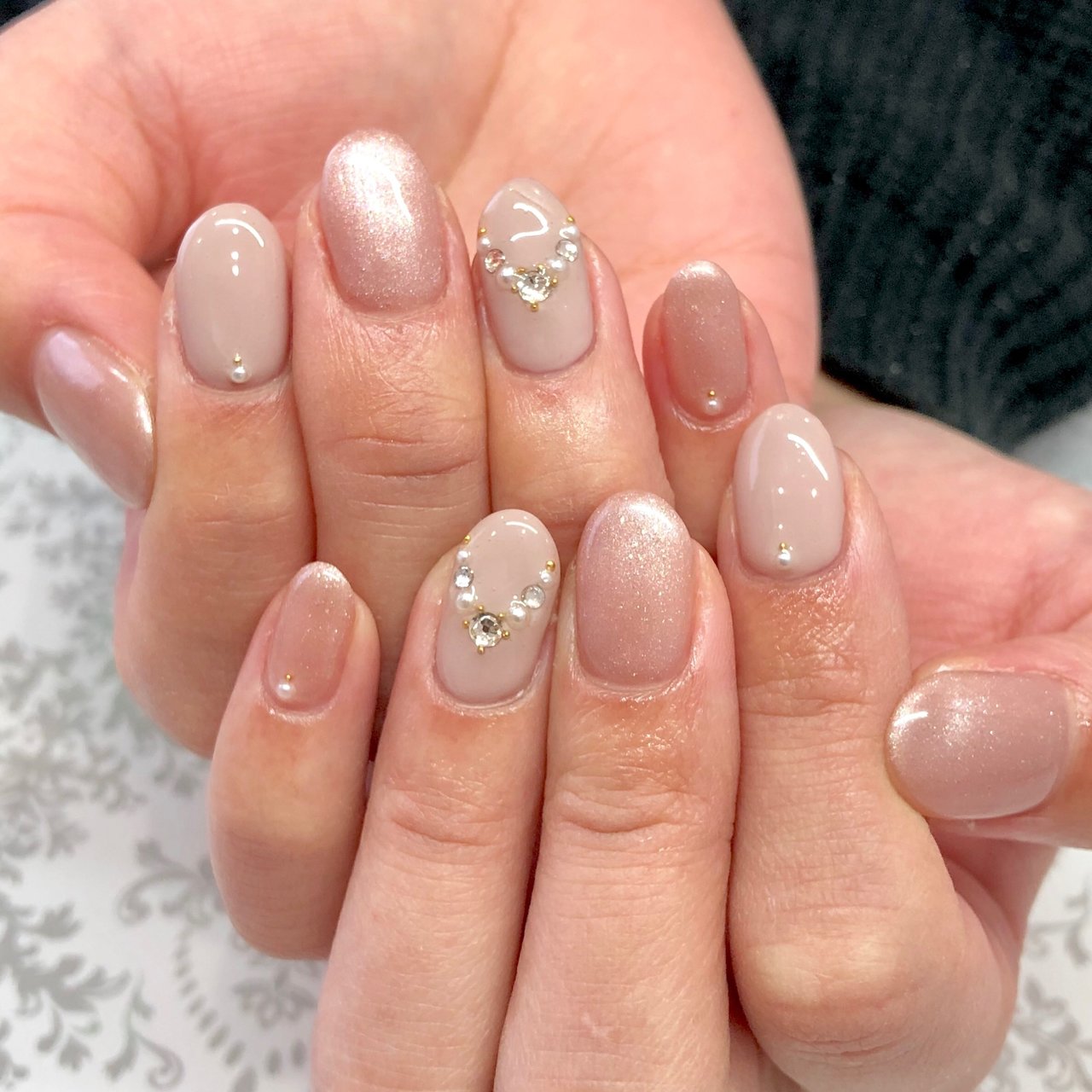 秋 冬 オールシーズン パーティー ハンド Ruban Nailのネイルデザイン No ネイルブック