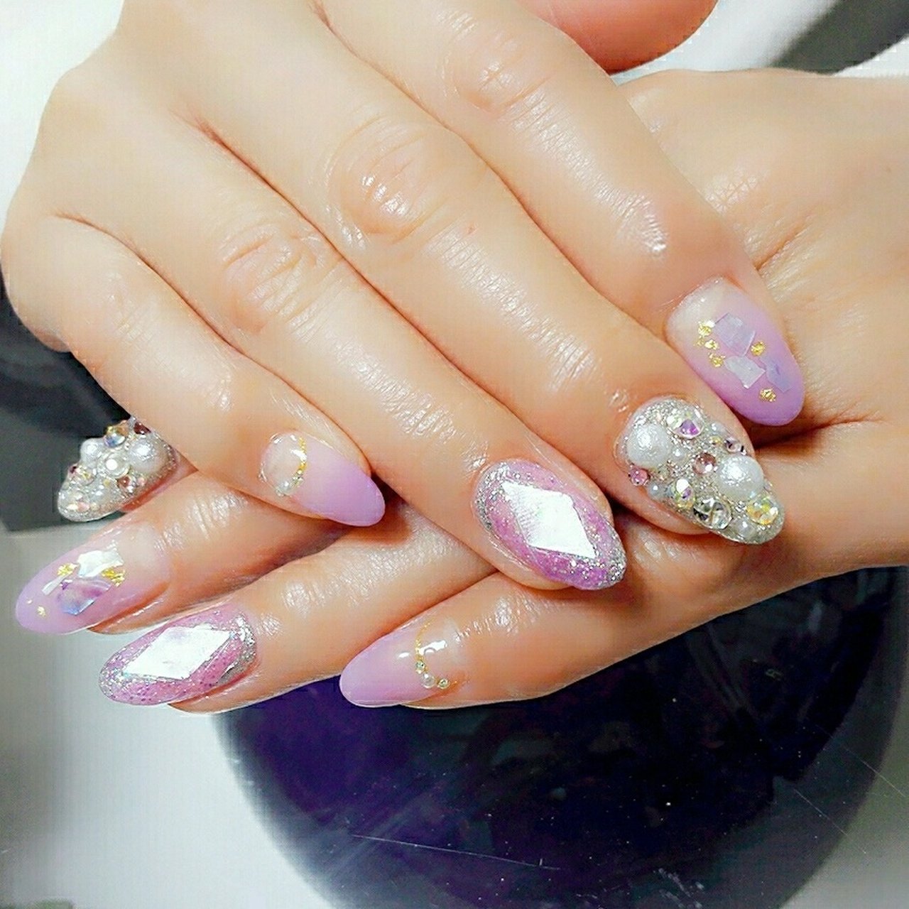 オールシーズン バレンタイン ブライダル パーティー ハンド Nailsalon Chanceのネイルデザイン No ネイルブック