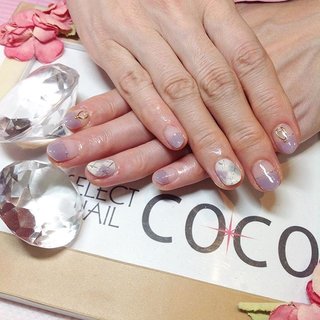 お客様ネイルのご紹介です💅 #アーガイル #大人ネイル #秦野 ＃ココネイル #冬 #お正月 #オフィス #女子会 #ハンド #フレンチ #変形フレンチ #ラメ #アーガイル #ミディアム #ホワイト #パープル #グレージュ #ジェルネイル #お客様 #selectnail coco hadano #ネイルブック