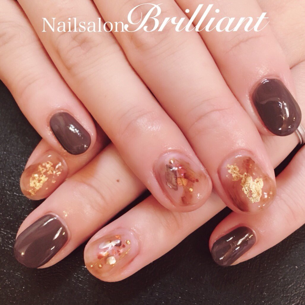 冬 オフィス デート 女子会 ハンド Nailsalonbrilliantのネイルデザイン No ネイルブック