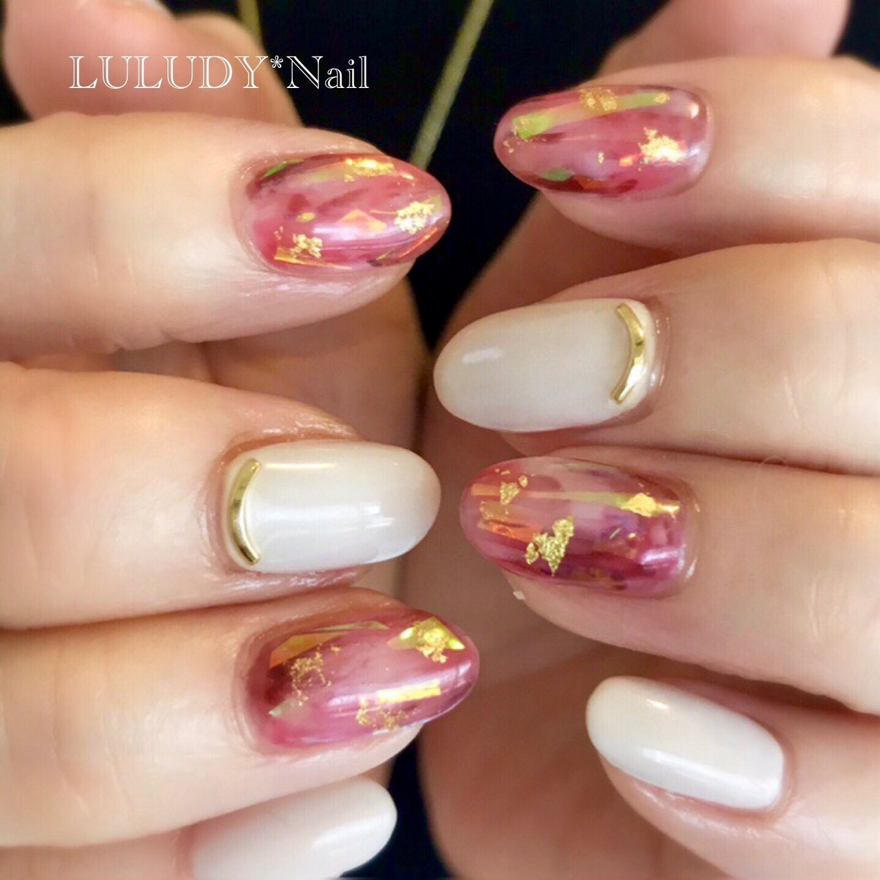 秋 冬 お正月 成人式 ハンド Luludynailのネイルデザイン No ネイルブック