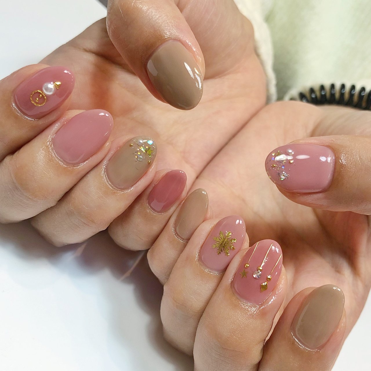 冬 クリスマス パーティー ハンド シンプル Likey Nailのネイルデザイン No ネイルブック