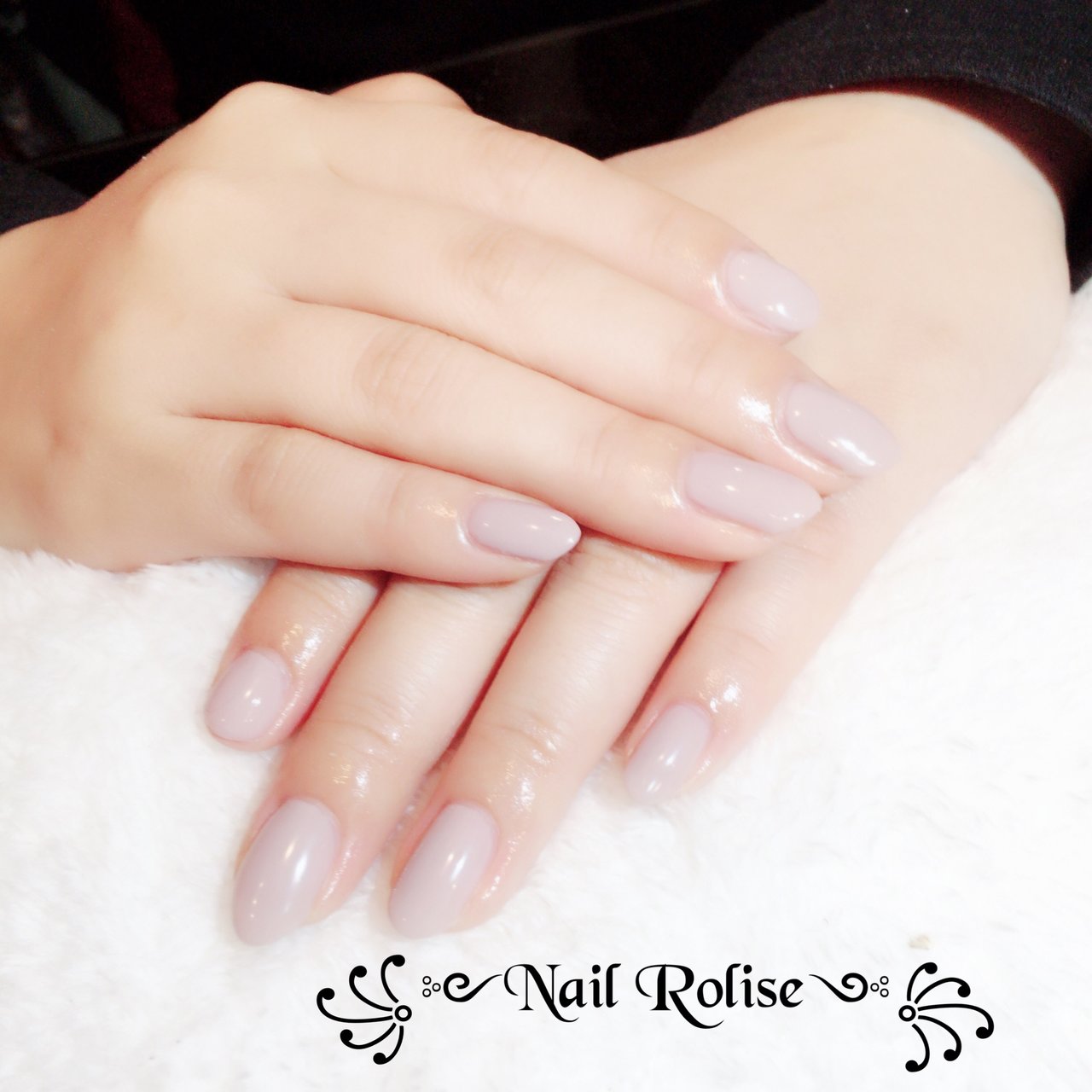 冬 オールシーズン オフィス ハンド ワンカラー Nail Roliseのネイルデザイン No ネイルブック