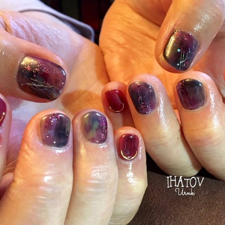 秋 冬 旅行 リゾート ハンド Ihatov Nailarts のネイルデザイン No ネイルブック