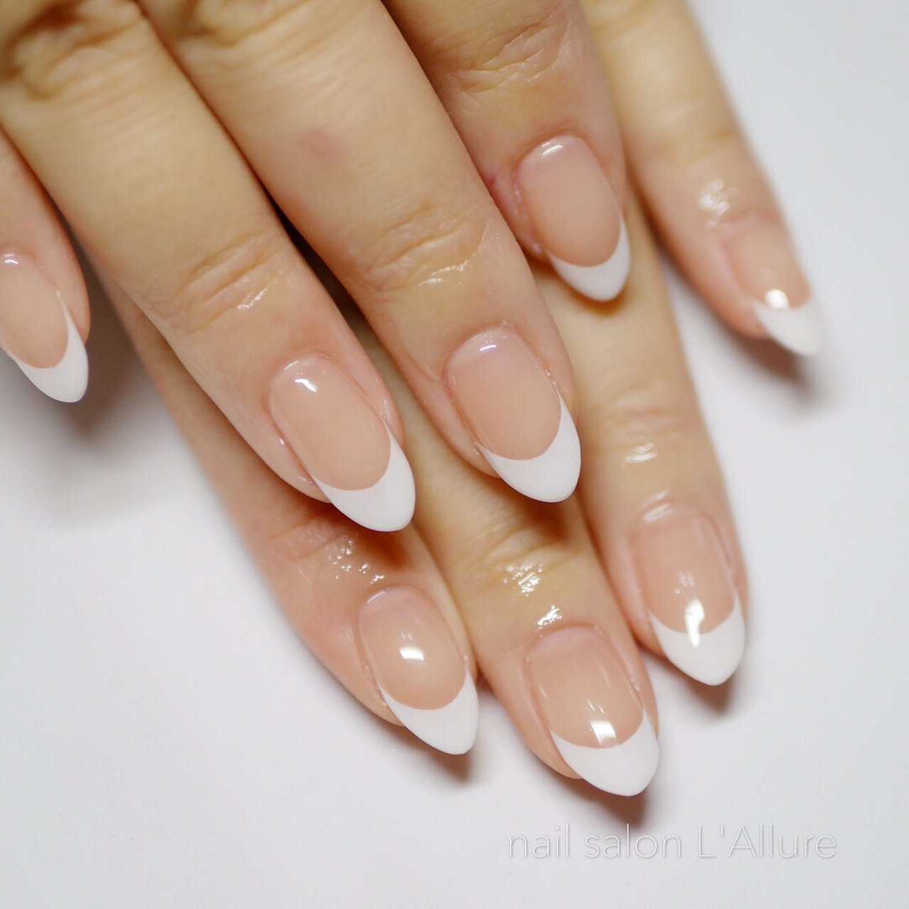 オールシーズン シンプル フレンチ ワンカラー Nail Salon Lallure のネイルデザイン No ネイルブック