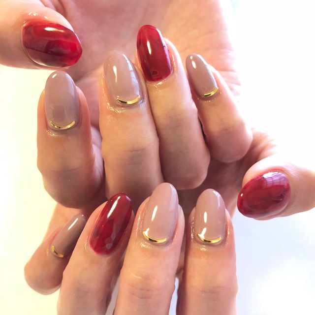 爪染𓇼RisNail｜谷在家のネイルサロン｜ネイルブック