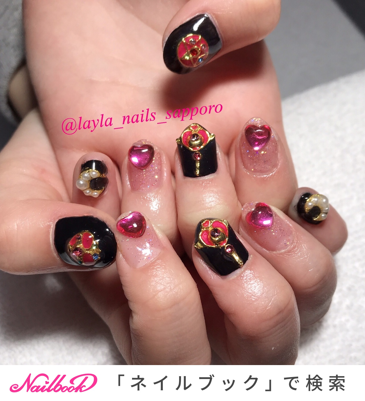 オールシーズン ライブ クリスマス 女子会 ラメ Layla Nailsのネイルデザイン No ネイルブック